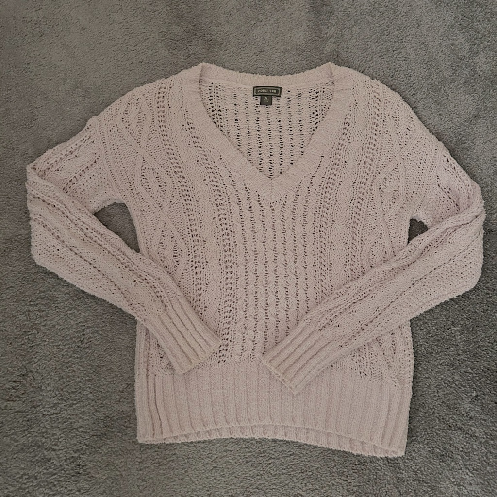 J.Crew Point Sur Cable Sweater